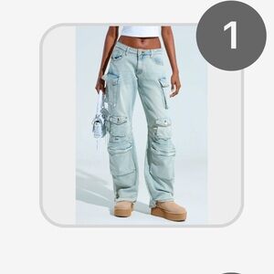 AKIRA Light Blue Boyfriend Jeans